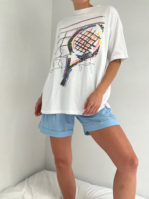 Vintage Abstract Tennis Graphic Tee