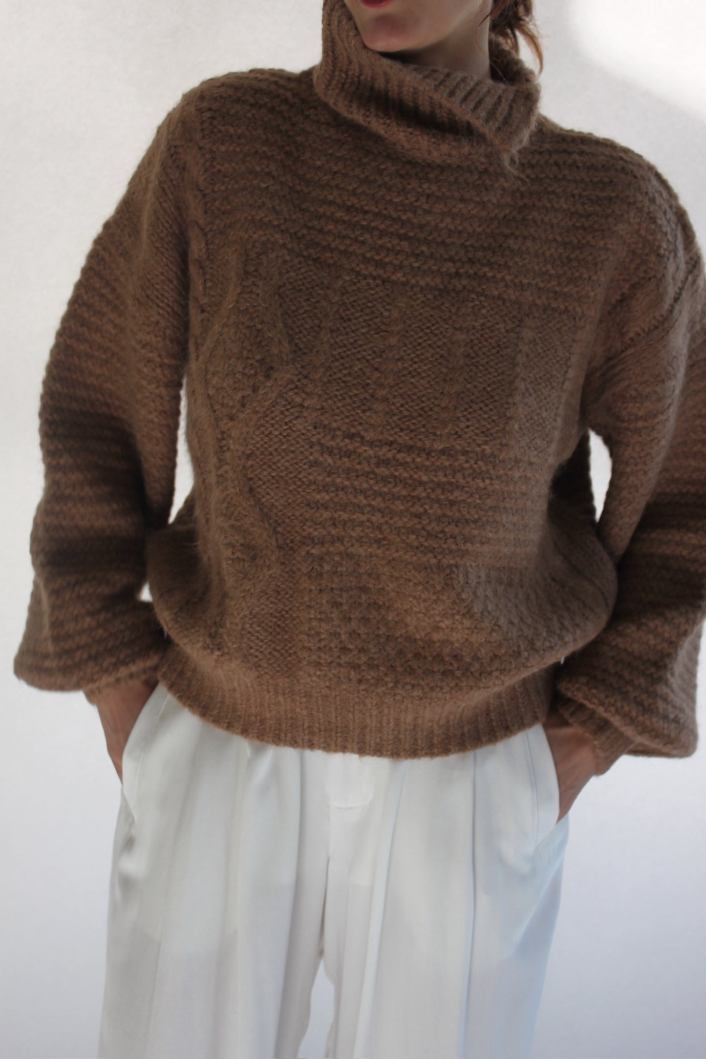 Ollie Knitted Suri Alpaca Sweater