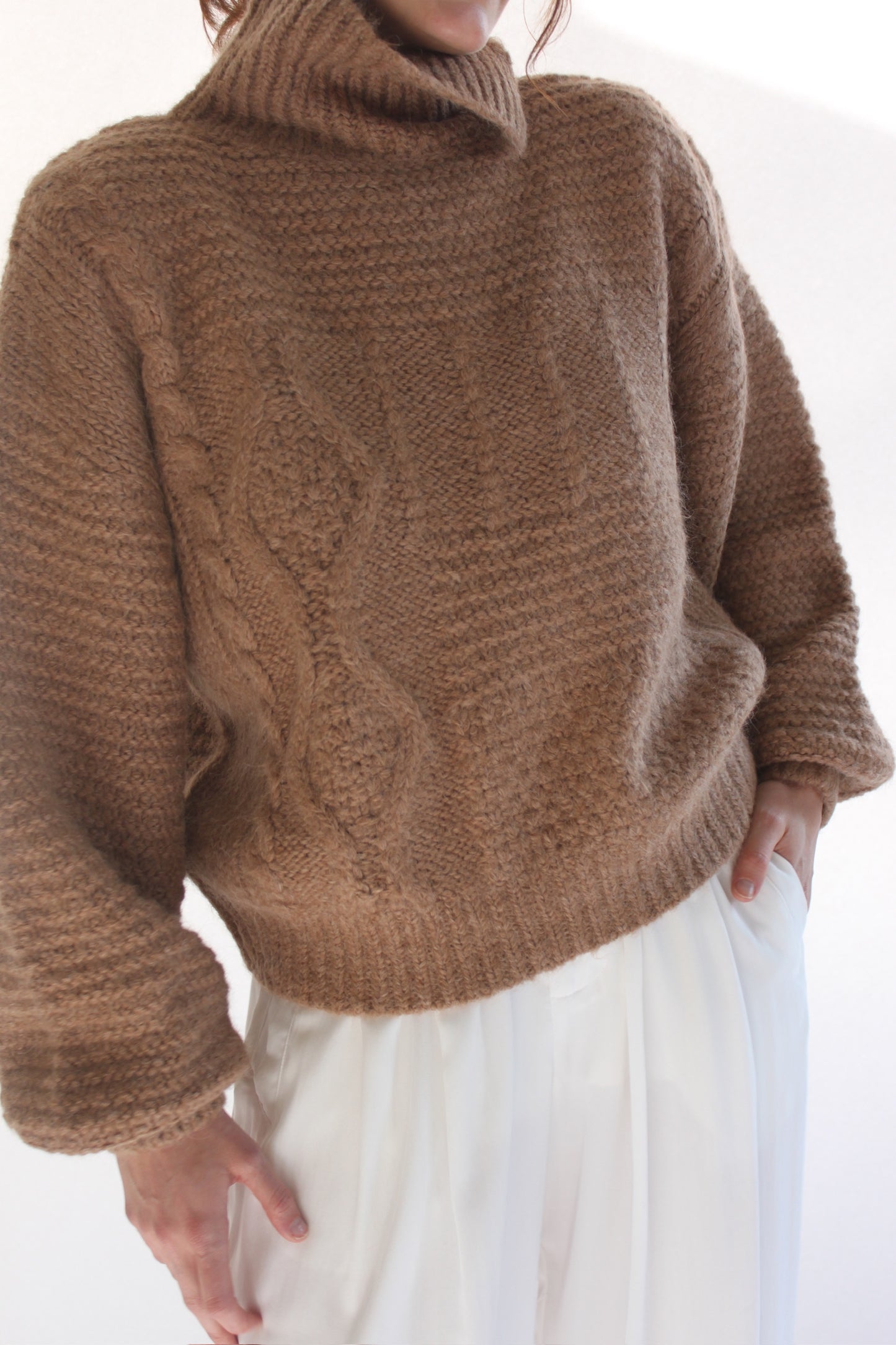 Ollie Knitted Suri Alpaca Sweater