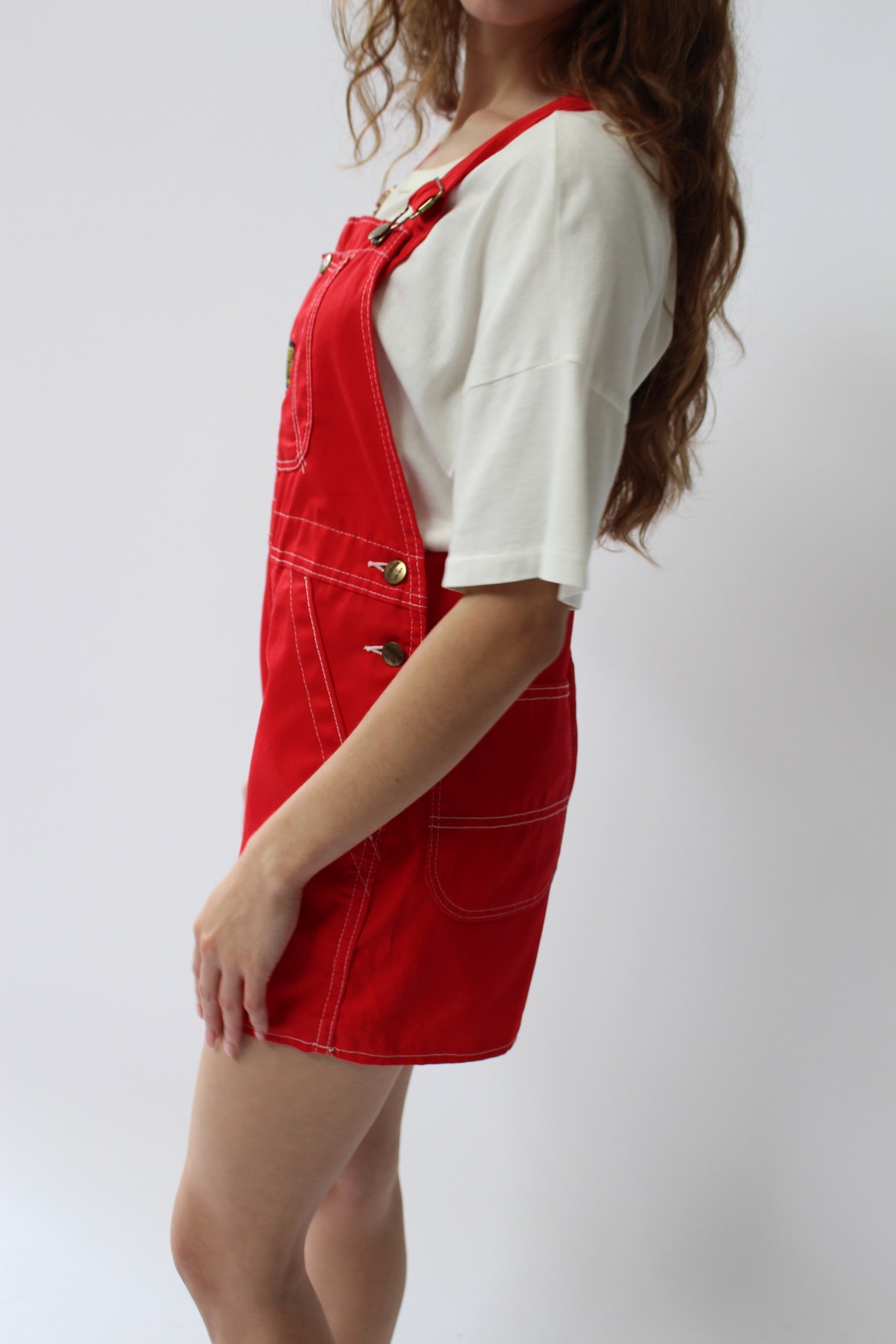 Sweet Vintage Red Dee Cee Shortalls Sweet Vintage Red Dee Cee Shortalls