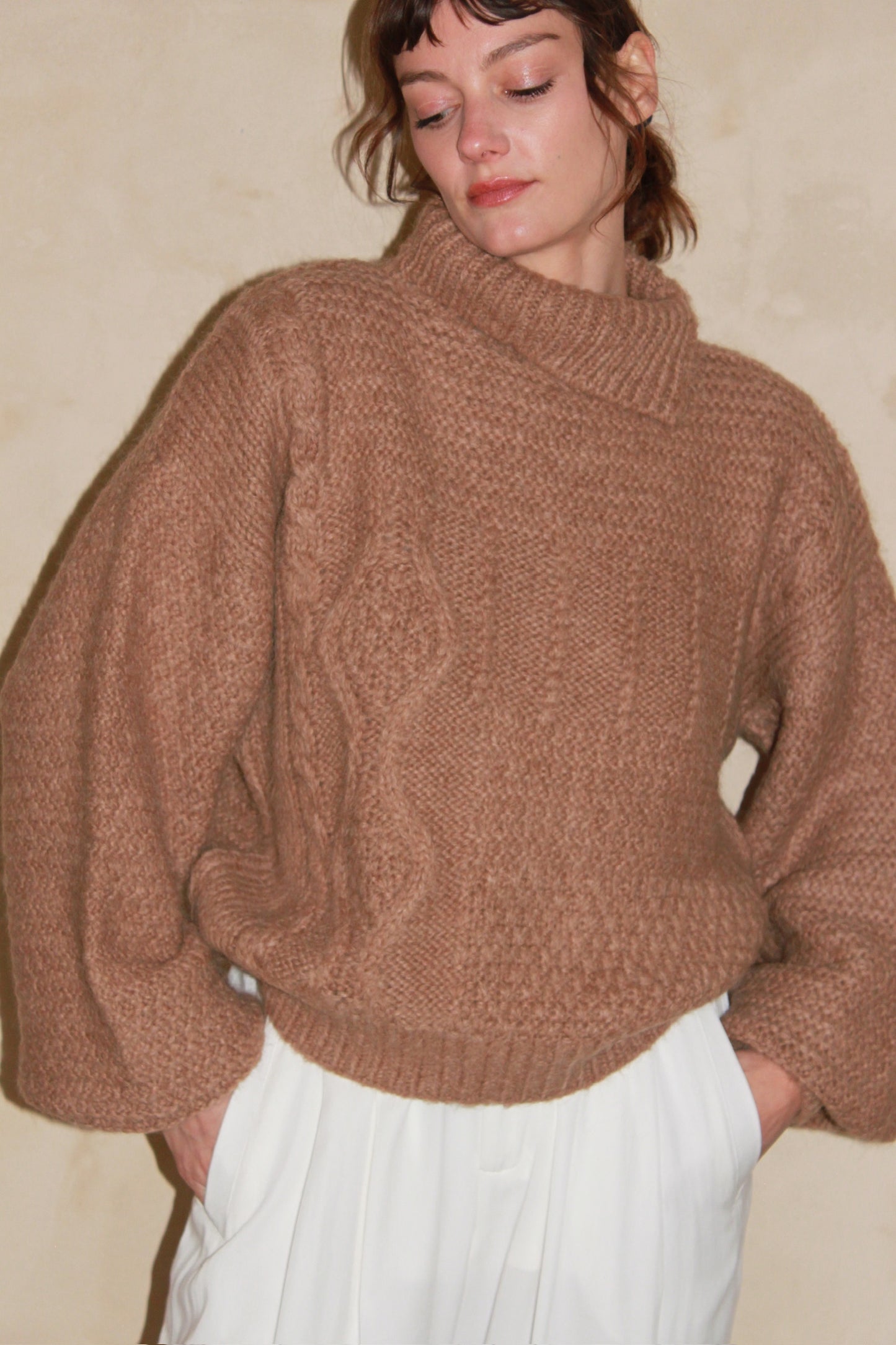 Ollie Knitted Suri Alpaca Sweater