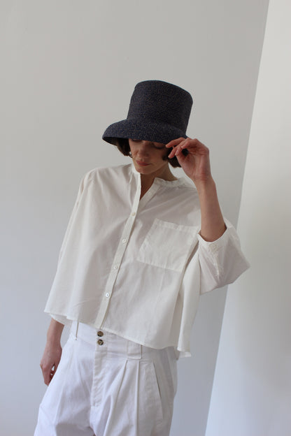 Vintage Ocean Woven Bucket Hat
