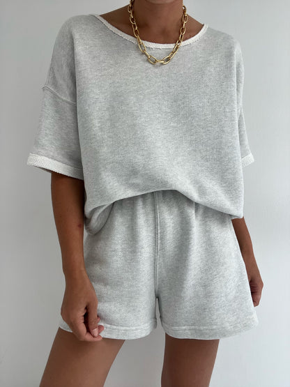 Lenny Cotton Modal Cropped Tee