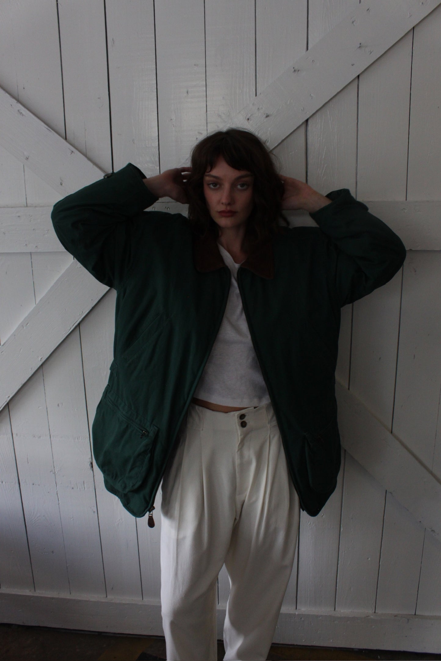 Favorite Vintage Forest Goose Down Field Jacket