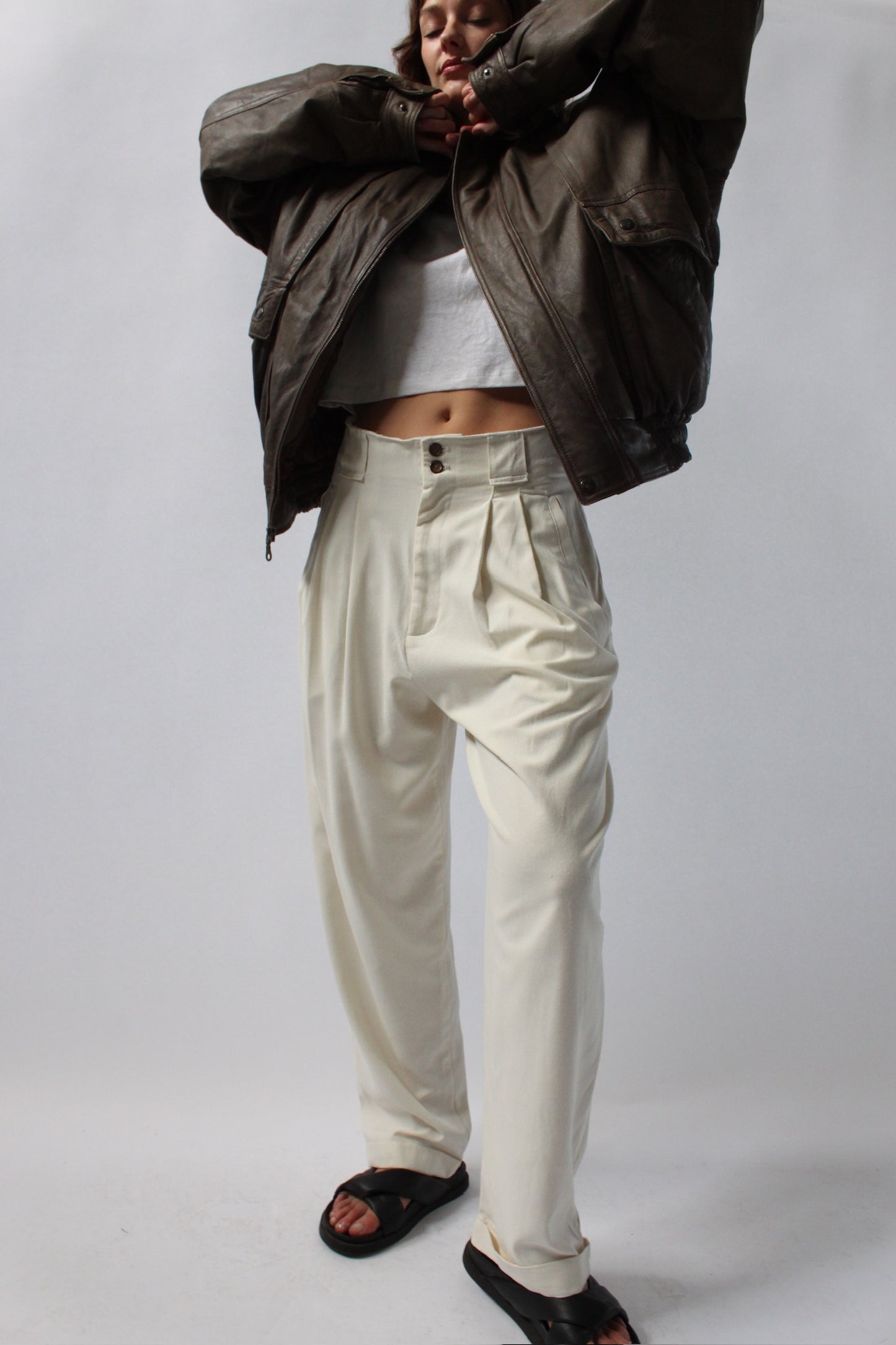 Townes Raw Silk Trouser