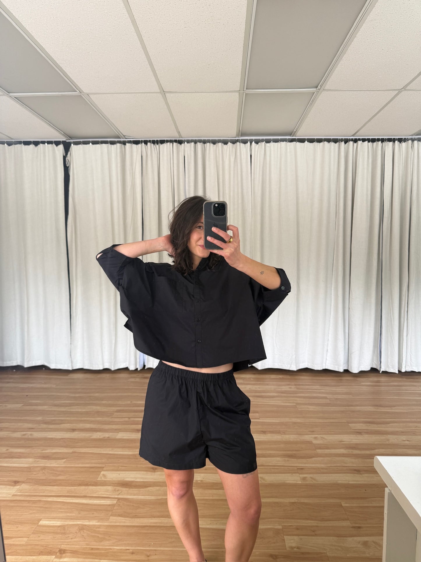 Adrian Cotton Poplin Top