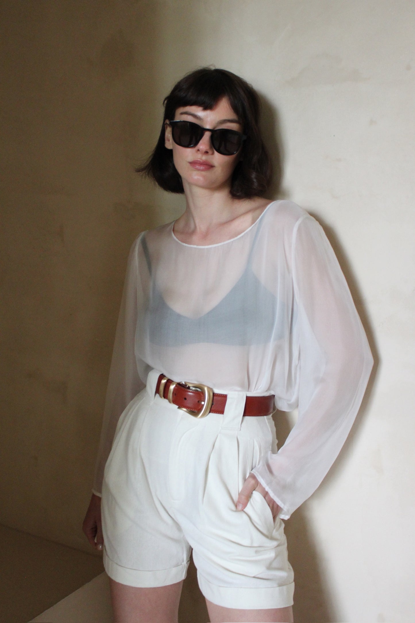 Esme Sheer Silk Blouse