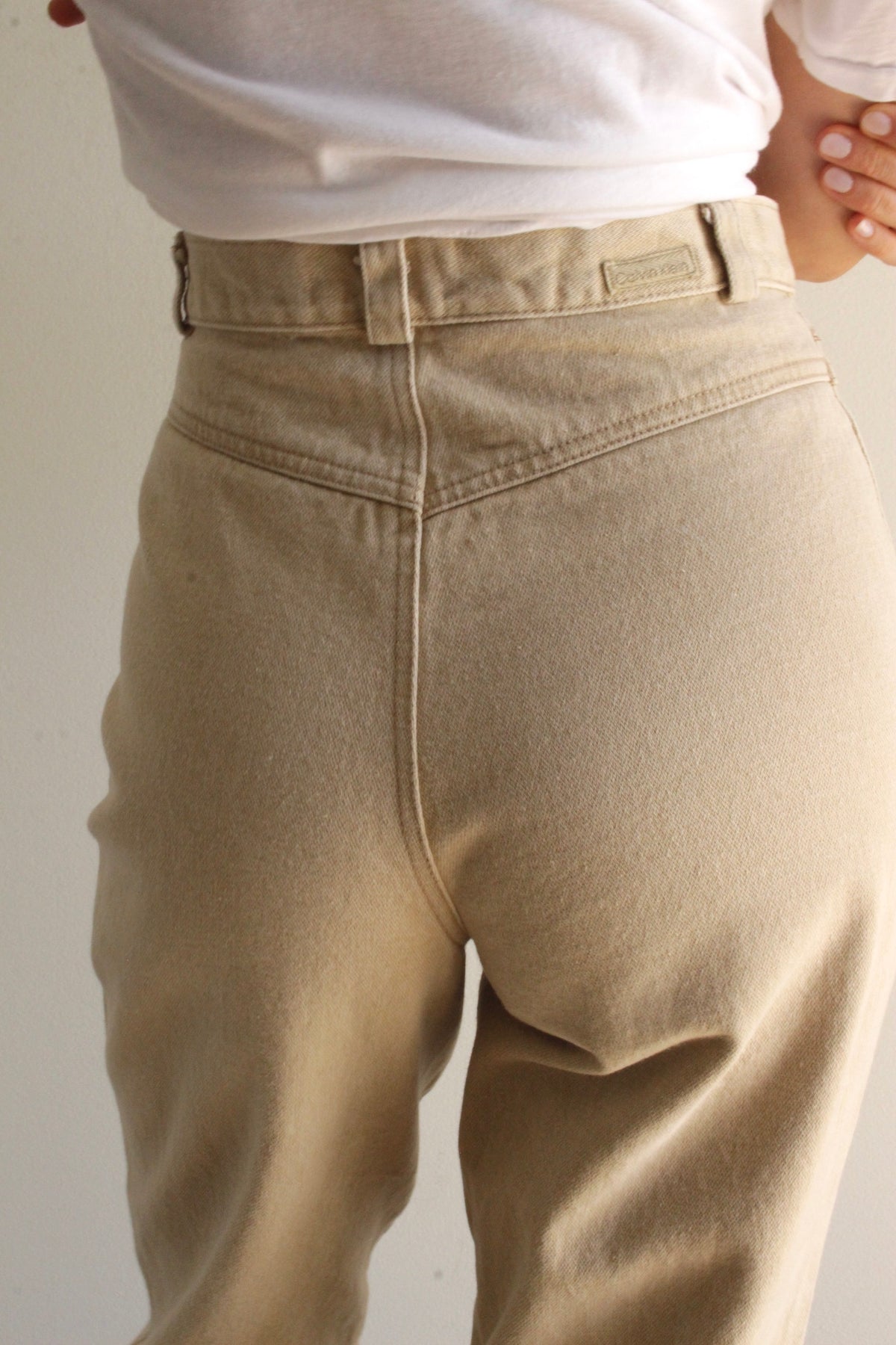 Vintage Calvin Klein Sand Pieced Denim