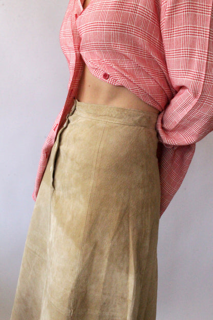Vintage Calvin Klein Sport Suede Skirt