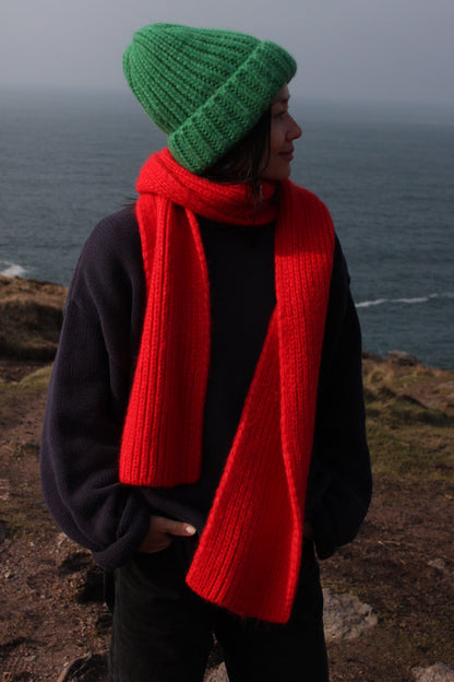 CeCe Knitted Alpaca Scarf