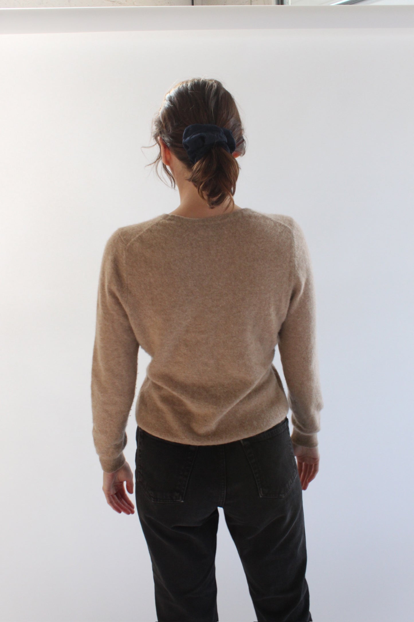 90s Petite Camel Cashmere Knit