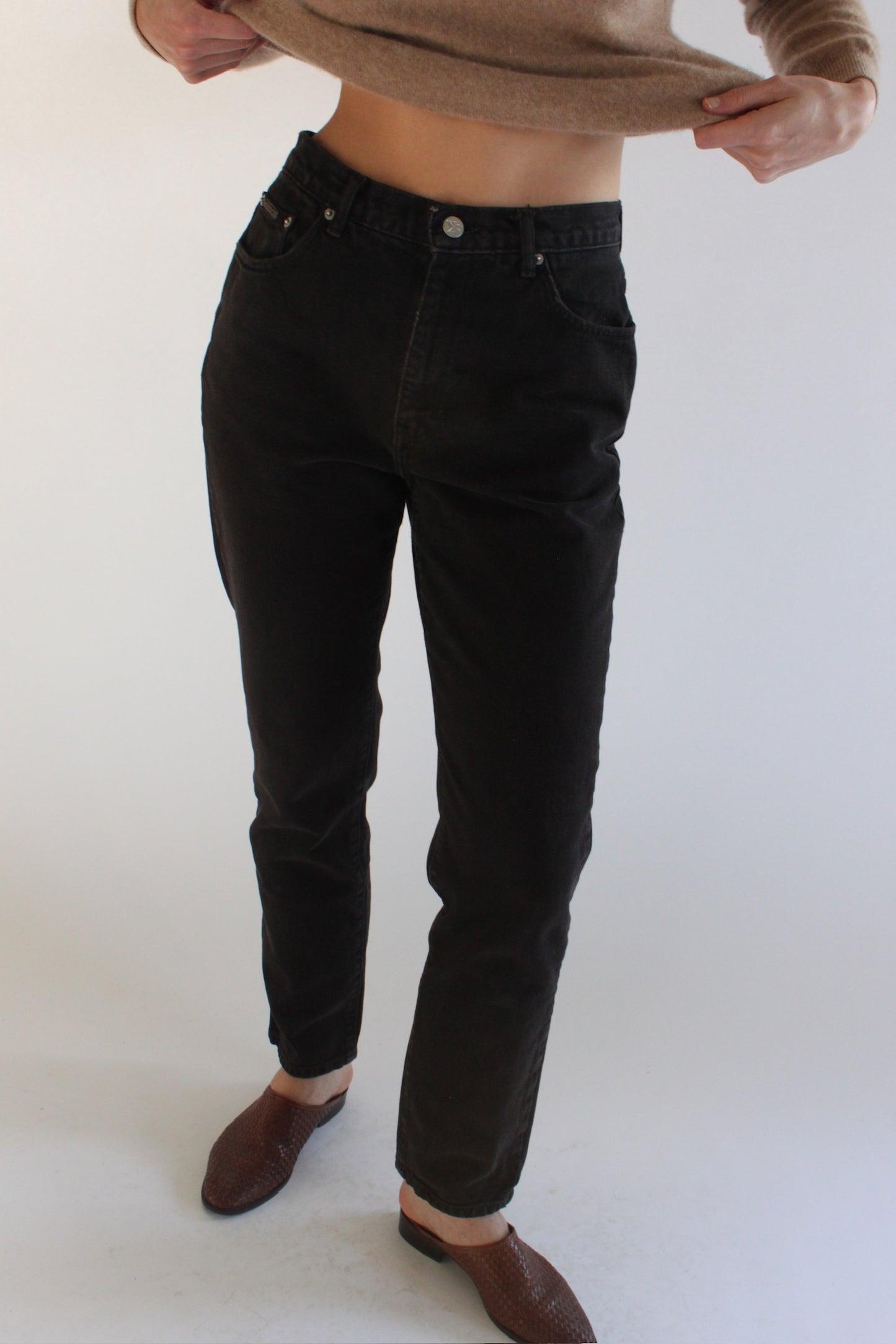 Vintage Faded Black Calvin Klein Denim