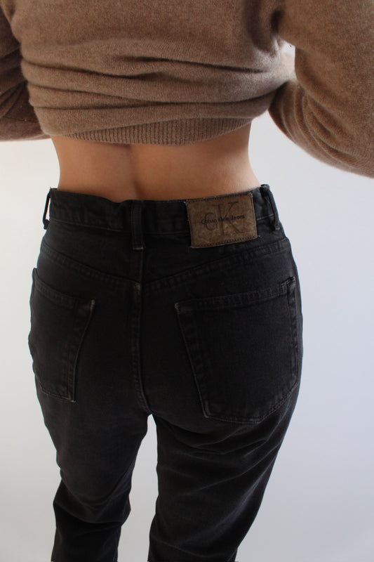 Vintage Faded Black Calvin Klein Denim