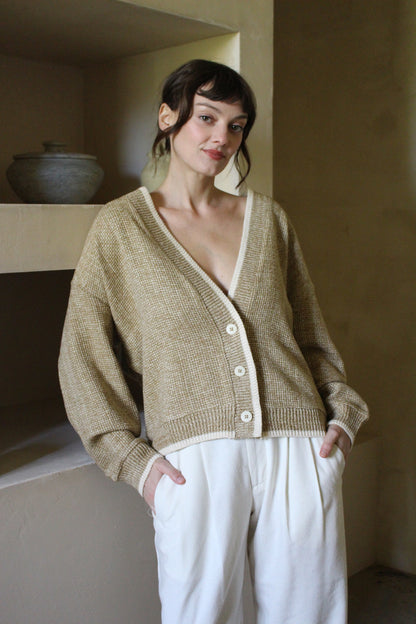 Raymond Basketweave Silk Knit Cardigan