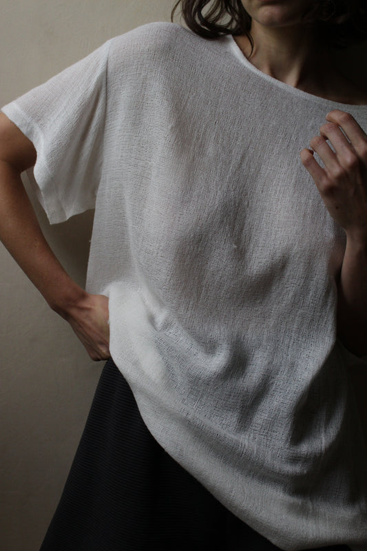 Tristan Woven Mesh Tee