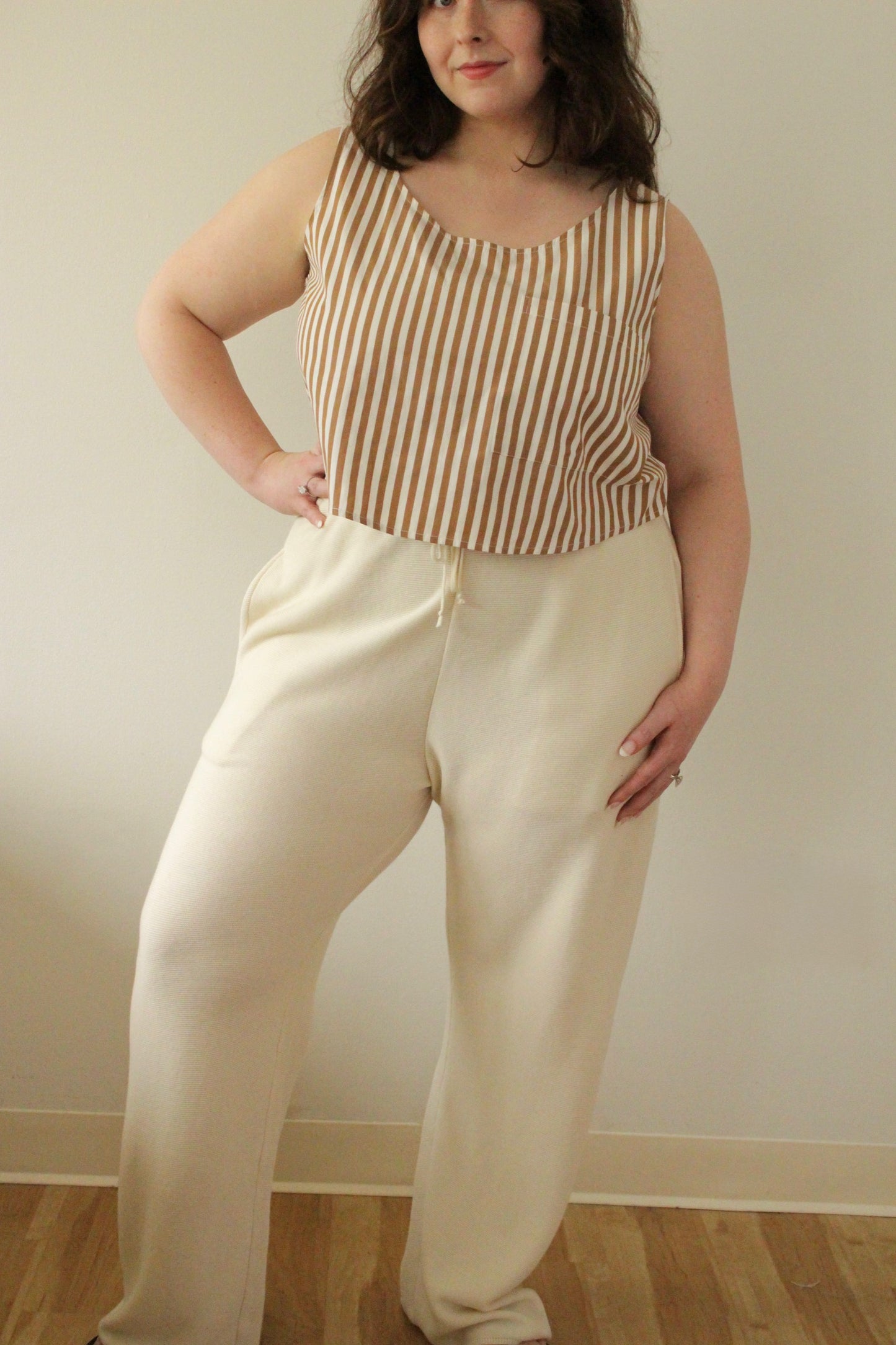 Sebby Cotton Seed Stitch Pant
