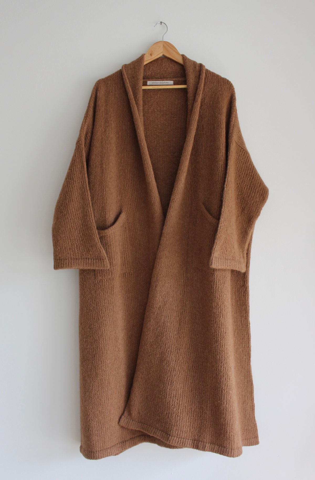 Haori Extra Long Alpaca Sweater Coat