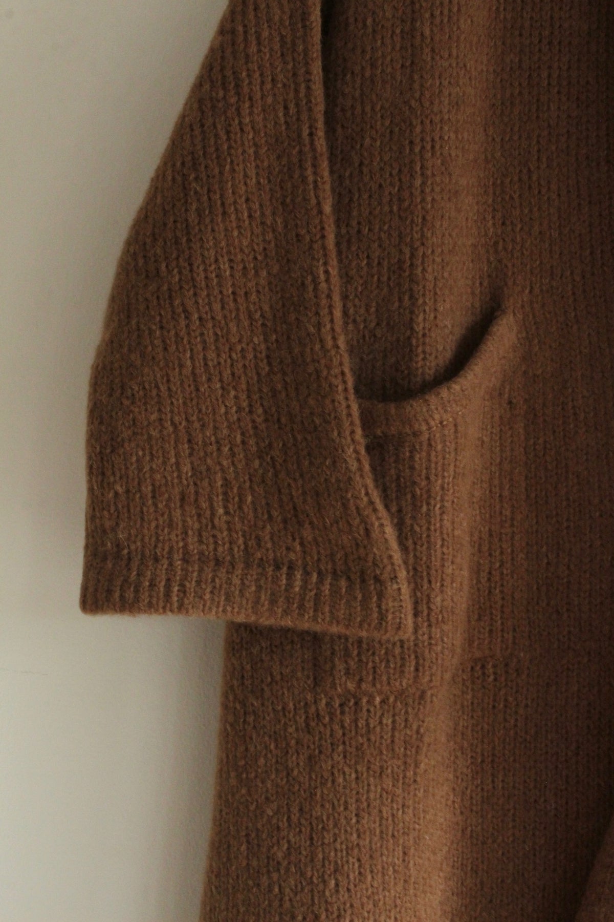 Haori Extra Long Alpaca Sweater Coat