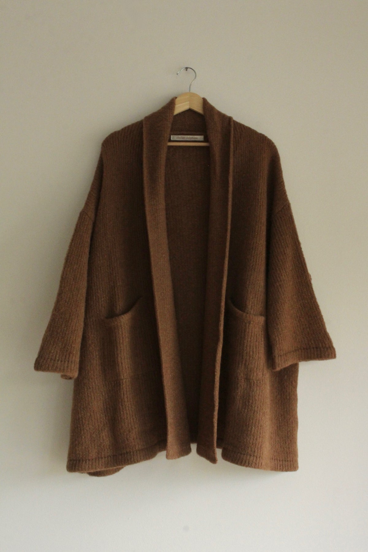 Haori Alpaca Sweater Coat