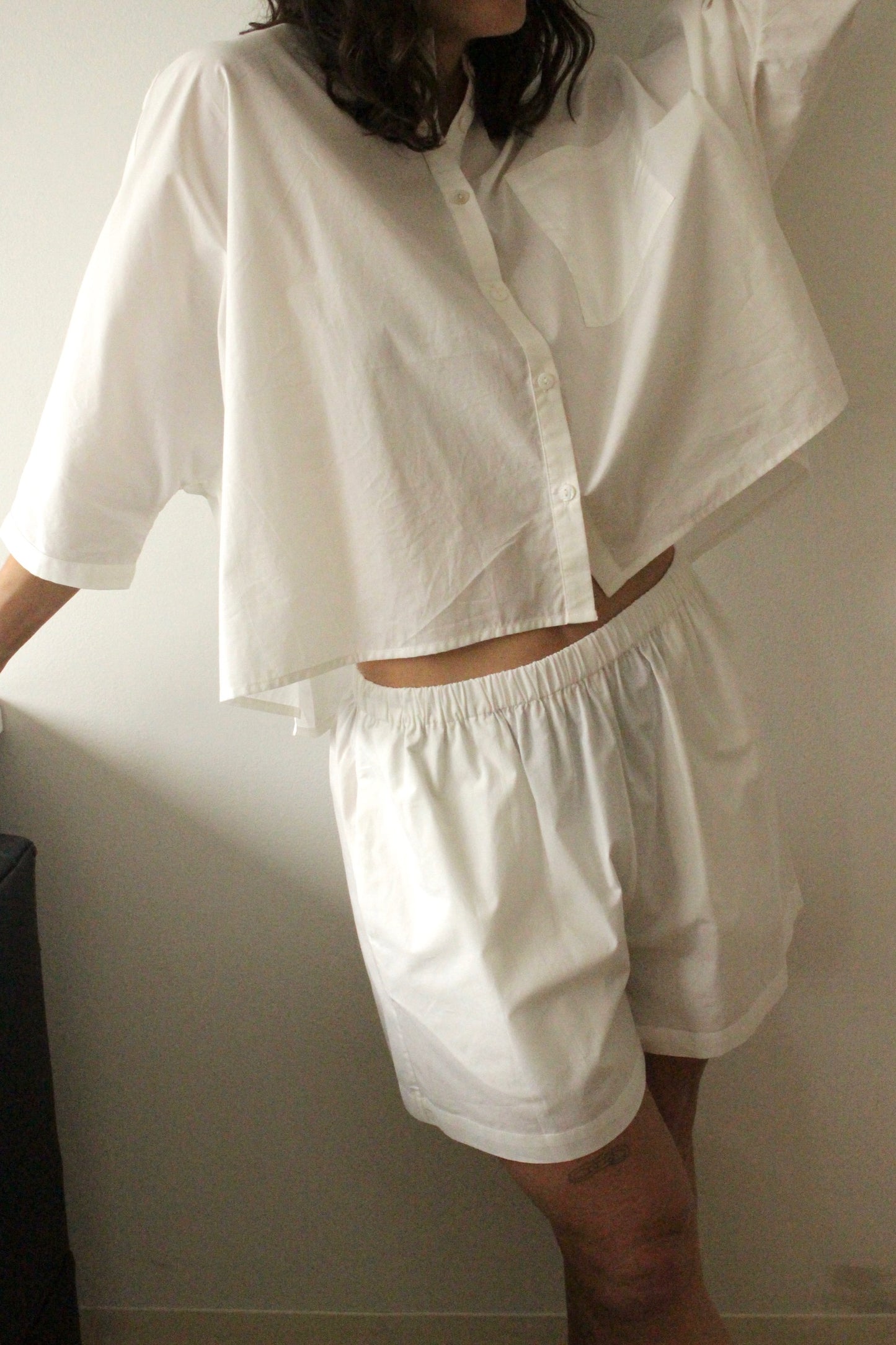 Adrian Cotton Poplin Top