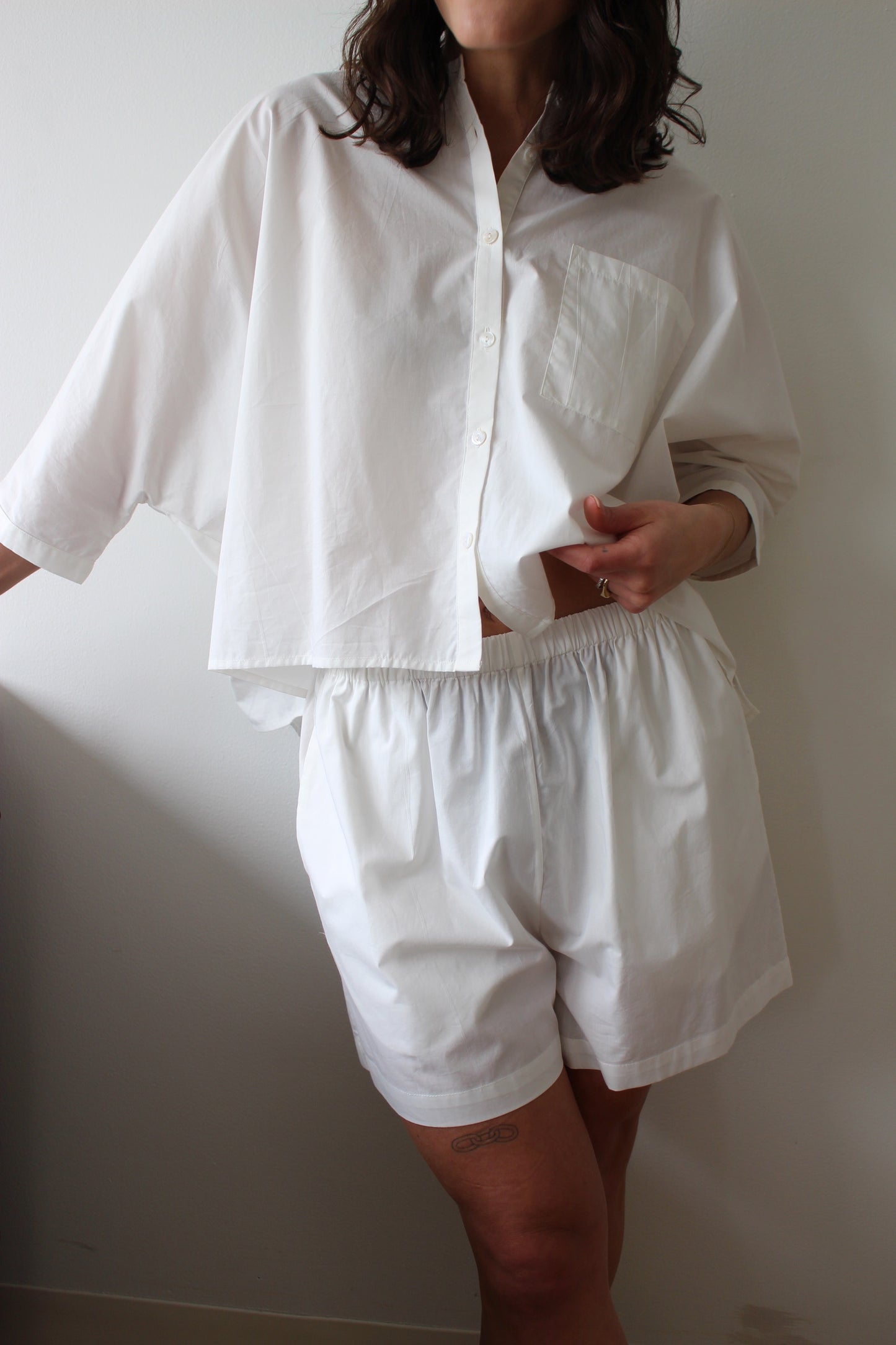 Adrian Cotton Poplin Top
