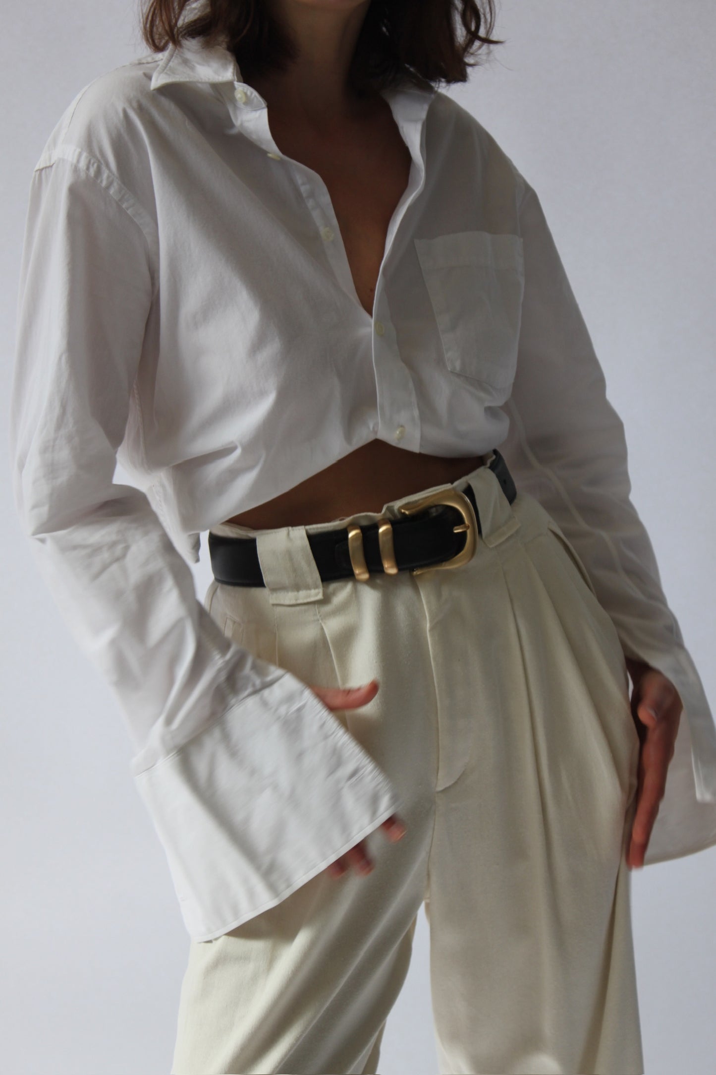 Vintage Christian Dior Crisp White Button Up