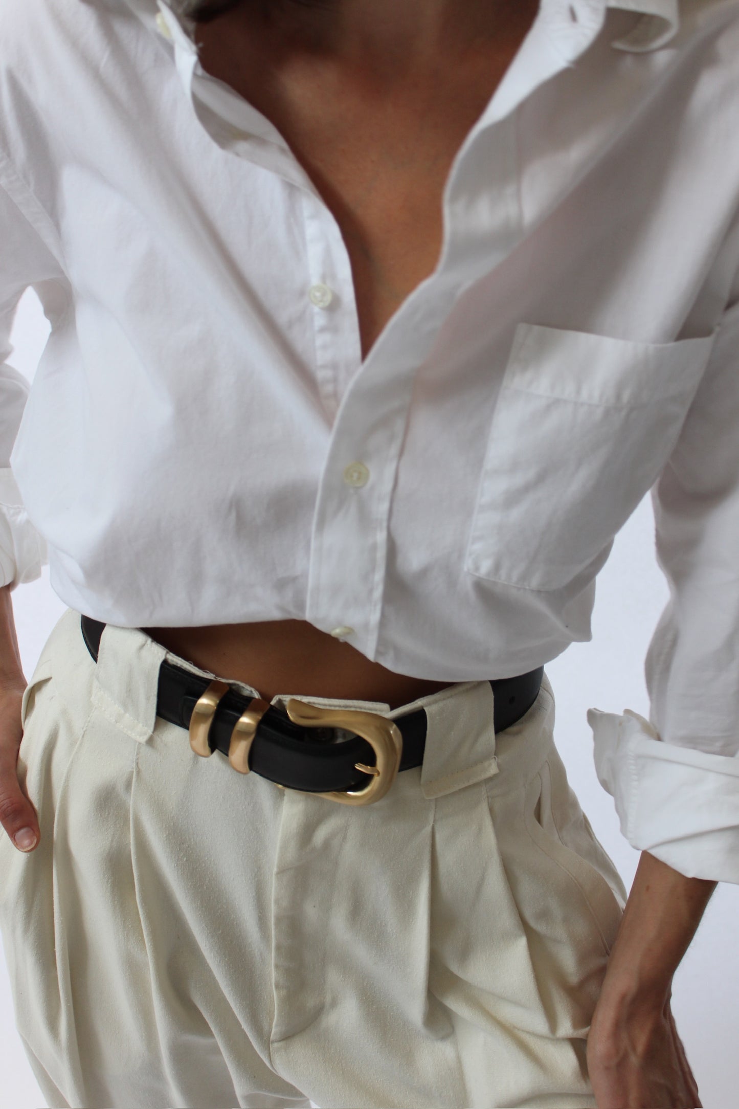 Vintage Christian Dior Crisp White Button Up