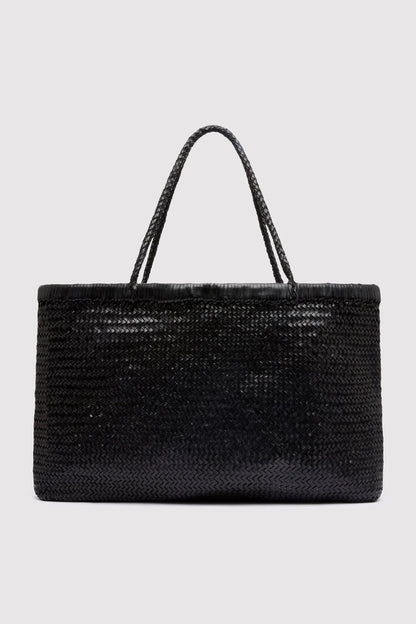 Wide Bagu Woven Tote