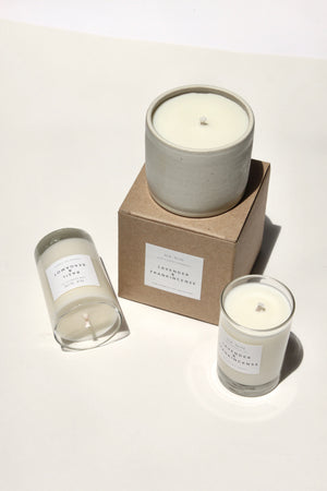 Lavender & Frankincense Essential Oil Soy Candle / Available in White & Terracotta Ceramic