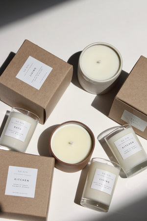 Living Candle / Available in White & Terracotta