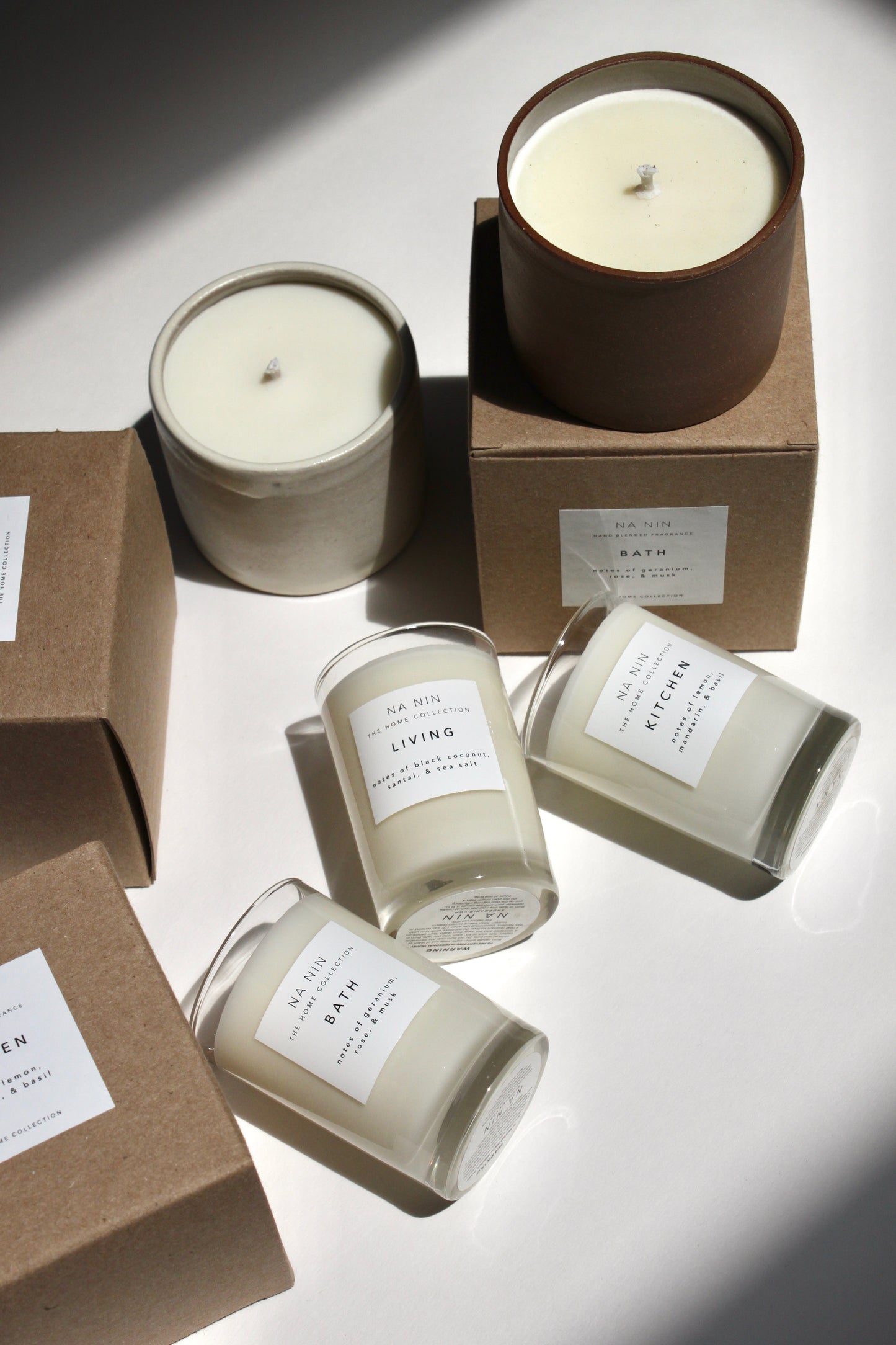 Living Candle / Available in White & Terracotta