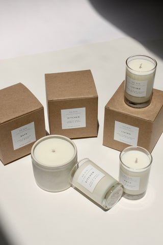 Living Candle / Available in White & Terracotta