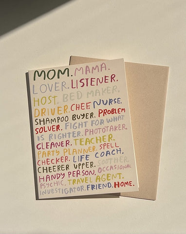 People I've Loved Mom is Everything Greeting Card