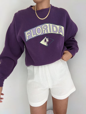 Vintage Aurbergine Florida Sweatshirt