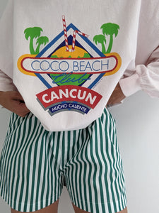 Favorite Vintage Gauzy "Coco Beach" Pullover