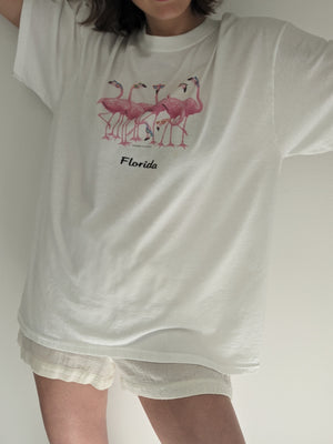 Vintage Florida Flamingo Souvenir T-Shirt