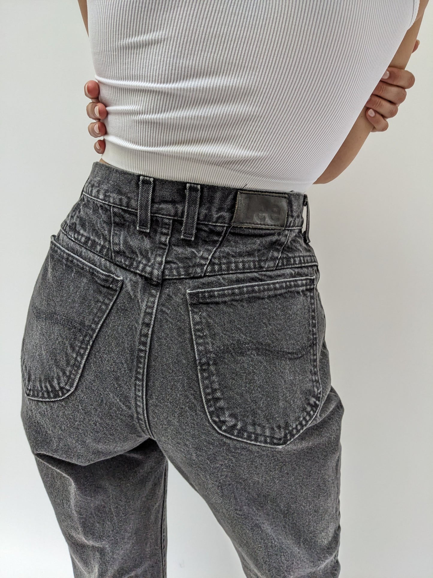 Perfectly Faded High Rise Lee Denim