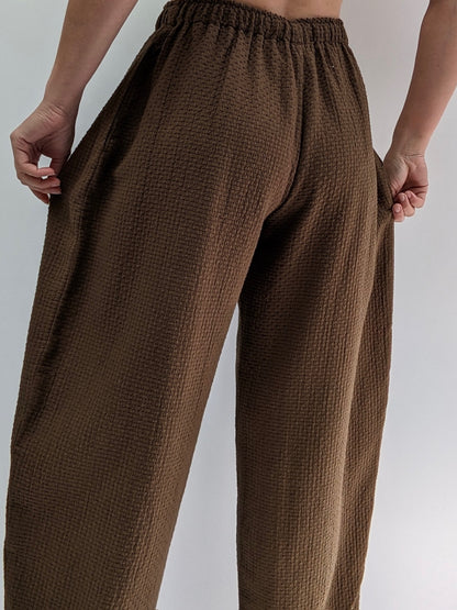 Camden Basketweave Cotton Pant