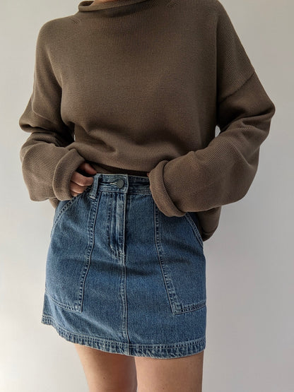 Fun 90s Mini Denim Skirt