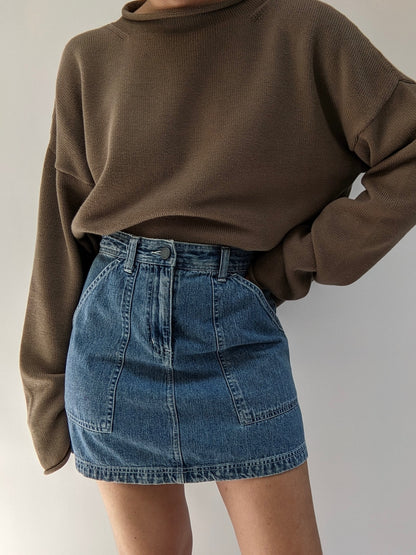 Fun 90s Mini Denim Skirt