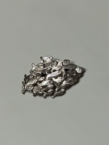 Favorite Vintage School of Fish Brooch