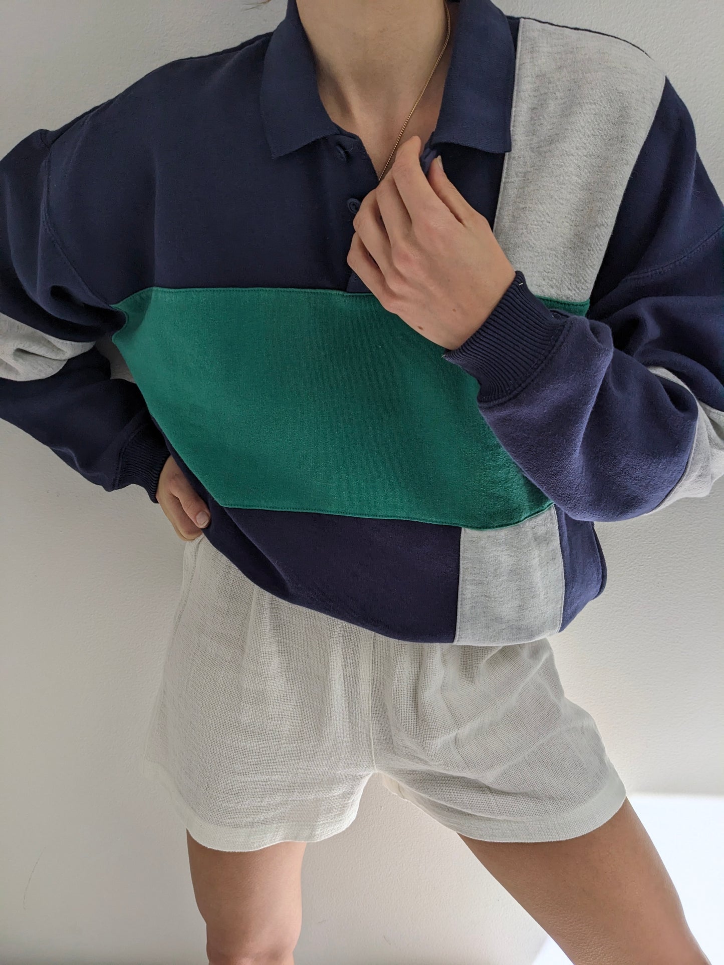 Vintage Leisure Henley Sweatshirt