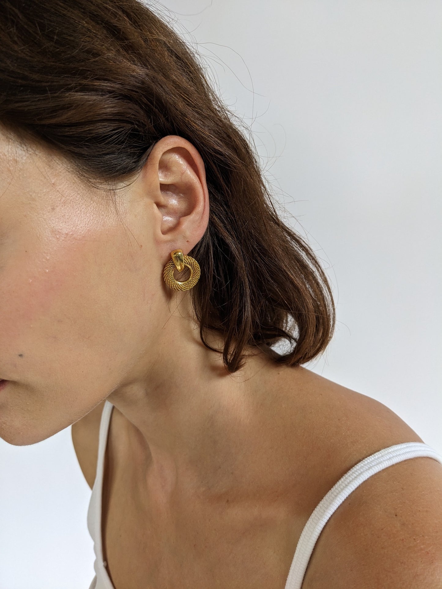 Favorite Gold Door Knocker Earrings