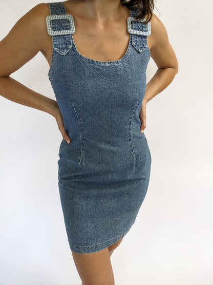 90s Denim Mini Dress