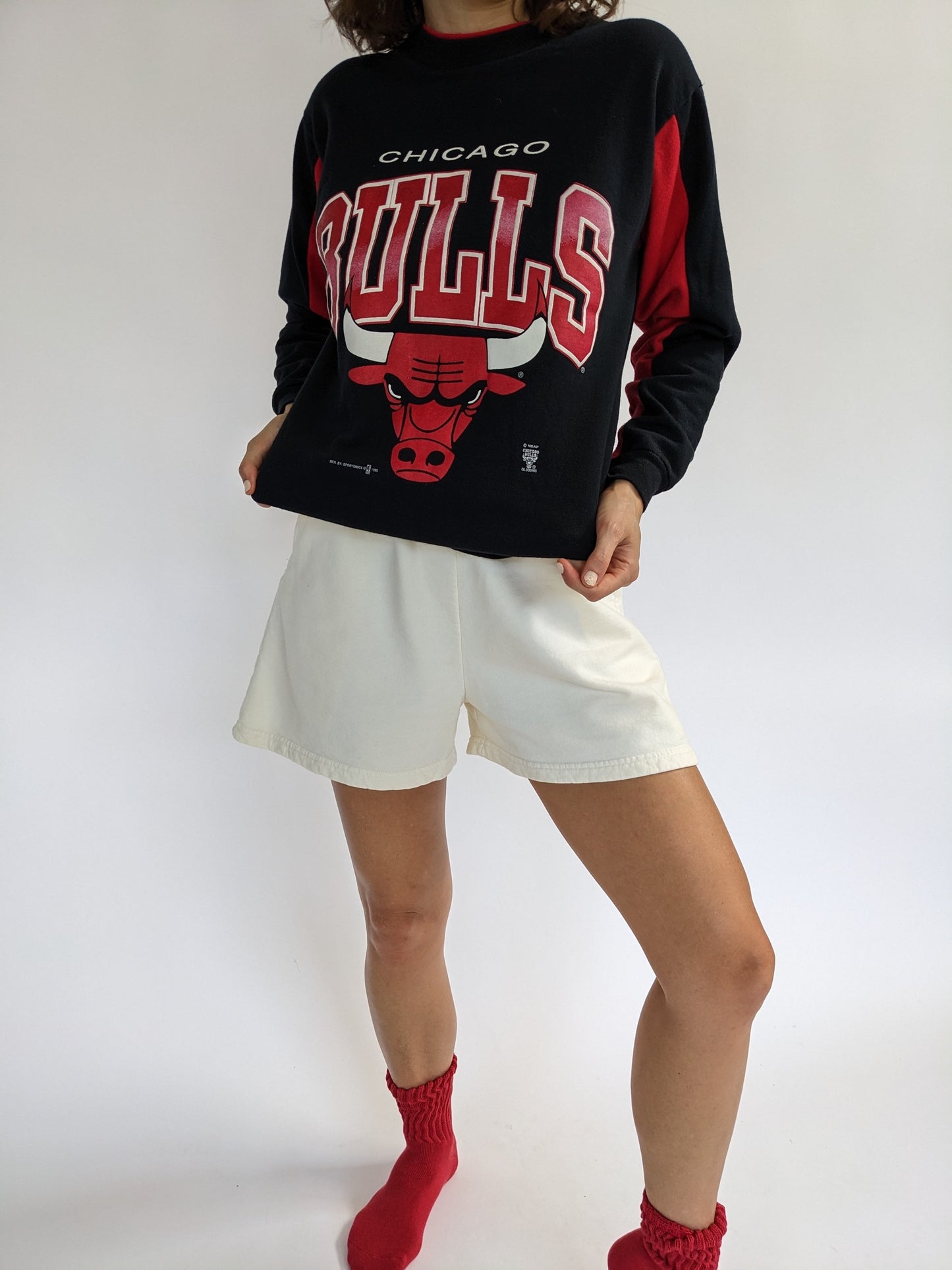 Vintage Chicago Bulls Printed Sweatshirt