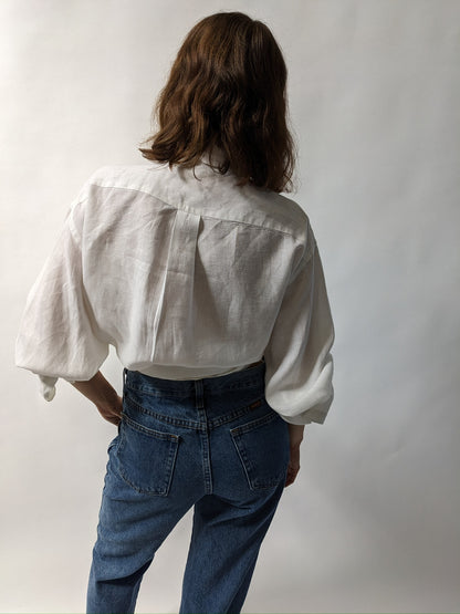 Cloud Linen Button Down