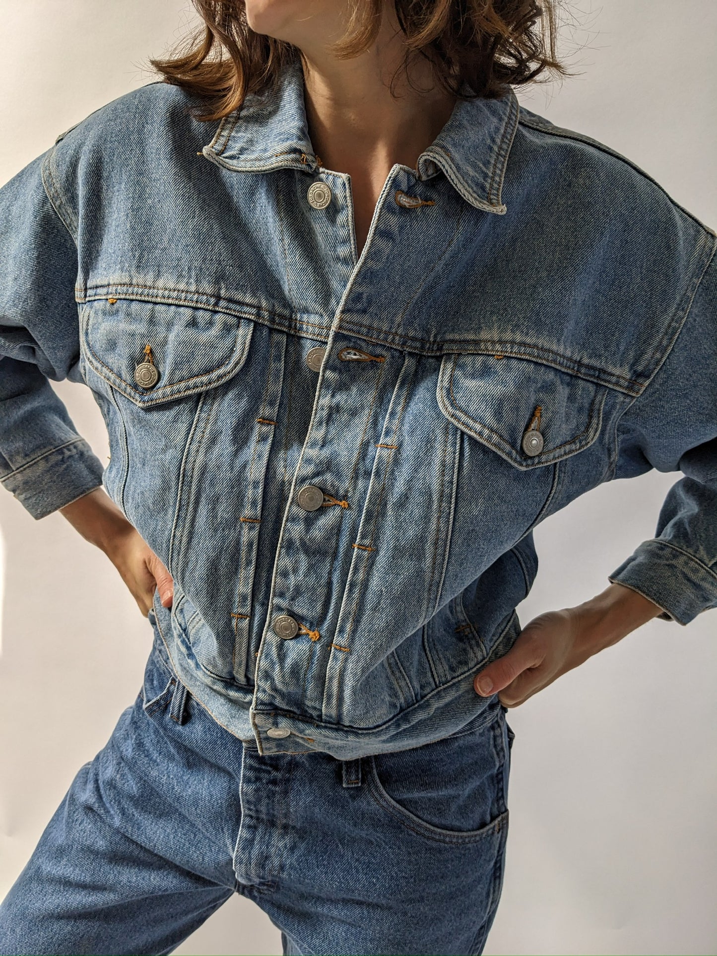 Vintage Jordache Faded Denim Jacket