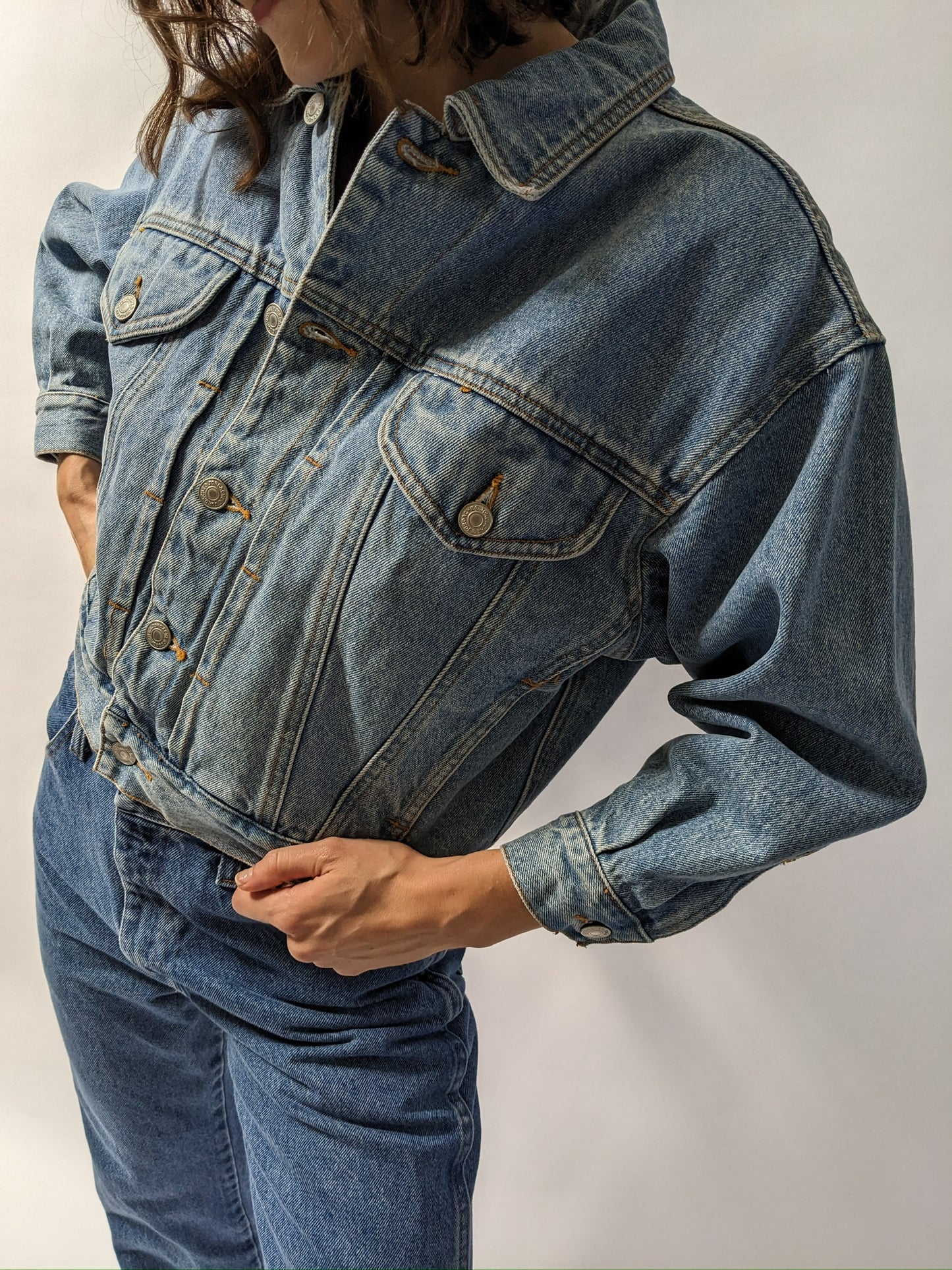 Vintage Jordache Faded Denim Jacket