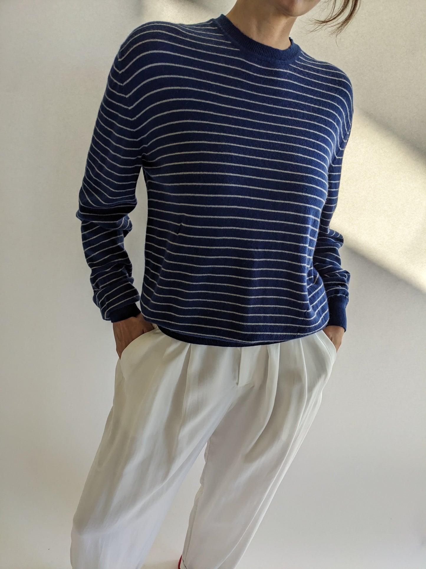 Incredible Loro Piana Striped Cashmere Knit