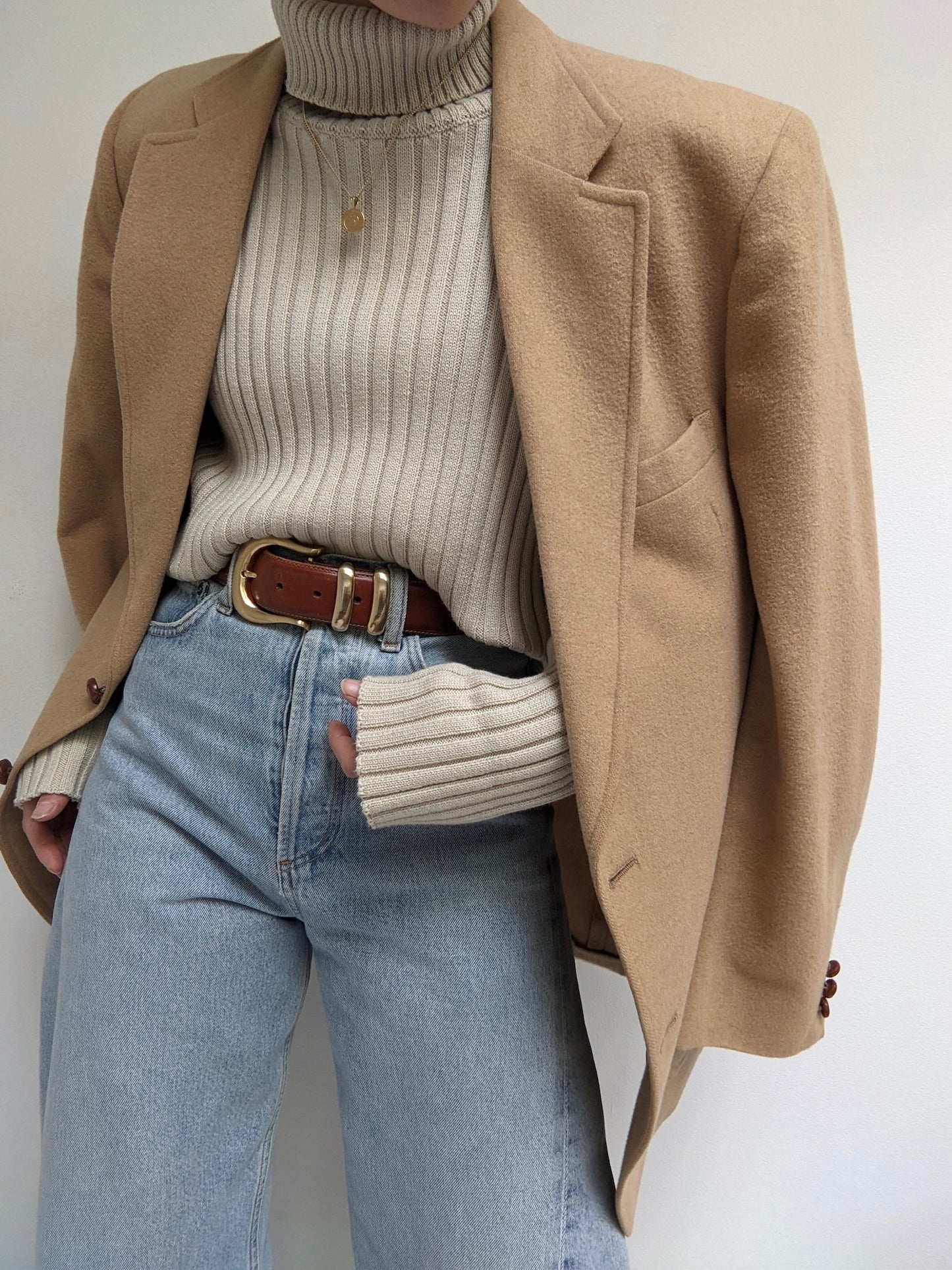 Vintage Pure Camel Hair Blazer